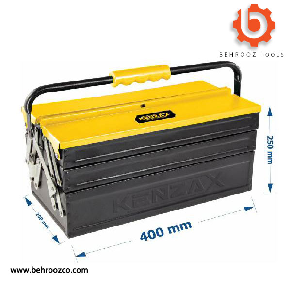 جعبه ابزار فلزی 40 سانت کنزاکس مدل KTB-1400