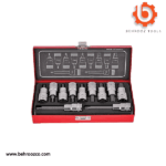 جعبه بکس ستاره‌ای 11 پارچه درایو 1/2 اینچ ساخت تایوان توسن مدل T1253-11T