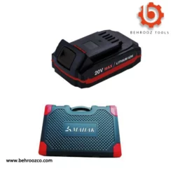 کیف و پایه دریل چکشى شارژى براش لس ٢٠ ولت با کیف برند محک مدل-BCD-2010LI