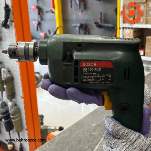 دریل چکشی 10 میلی متری Bosch مدل SB 350-RLE (استوک)