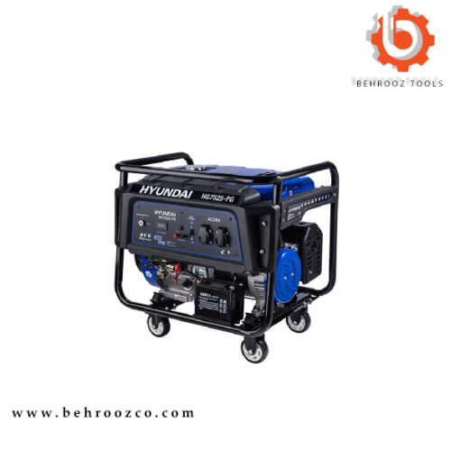 موتور برق بنزینی استارتی 7/7 کیلو وات هیوندای مدل HG7727-PG