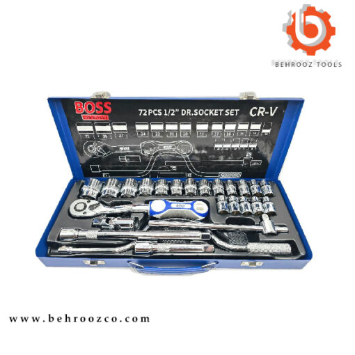 جعبه بکس 24 عددی 72 دندانه باس مدل BS-24PCSP