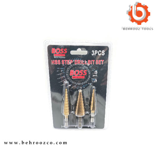 ست مته کاجی سه عددی باس مدل BS-BIT3