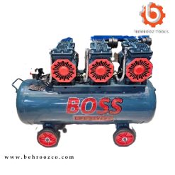کمپرسور 100 لیتر سه موتور سایلنت باس مدل 100L