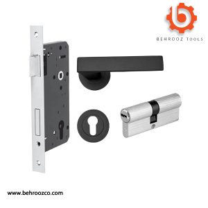 مجموعه دستگیره اقتصادی رزت مشکی مدل R1000-1