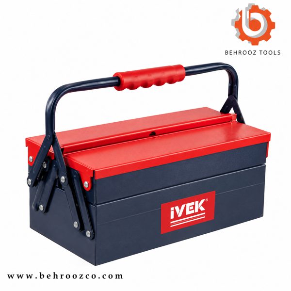 جعبه ابزار فلزی 40 سانتیمتری 2 طبقه ایوک مدل K-8252