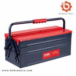 جعبه ابزار فلزی 50 سانتی‌متری 2 طبقه ایوک مدل K-8254