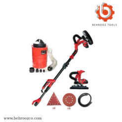 ست سنباده زن دیواری 225 میلی‌متری 710 وات با مکنده محک مدل DWS-230D+DC-100